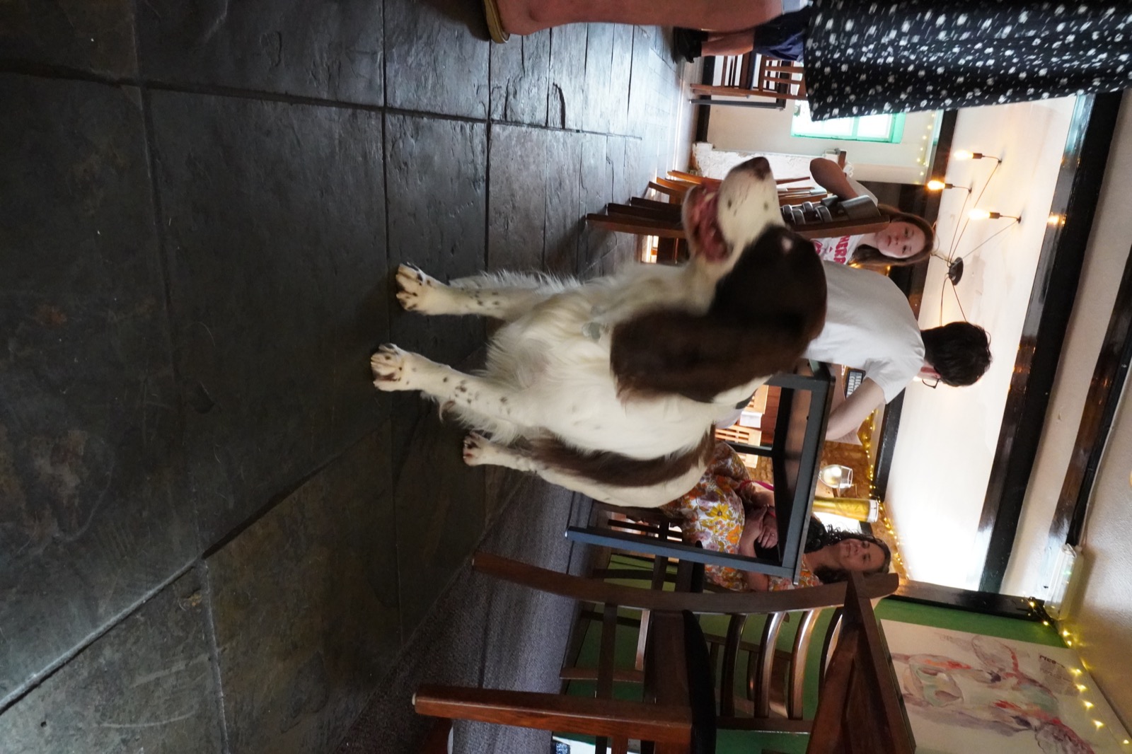 Dining space at The Red Cow